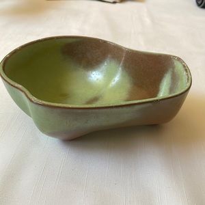 Frankoma 4N Lazy Bones Footed serving Bowl Planter 1950’s mid century vintage